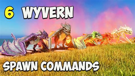 ark ascended spawn tamed wyvern command.